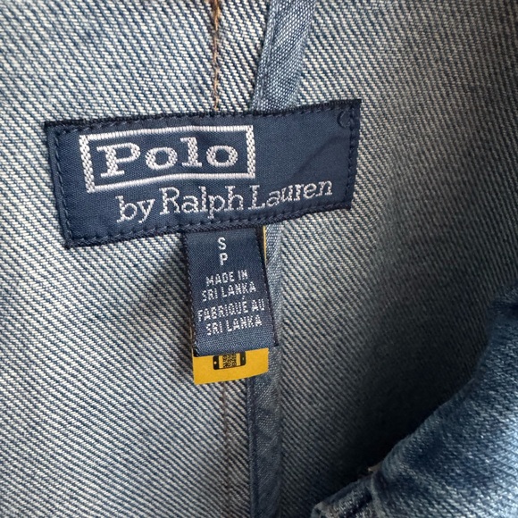 Ralph Lauren Blue Denim Car Coat - Picture 4 of 11